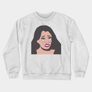 Pop art woman Crewneck Sweatshirt